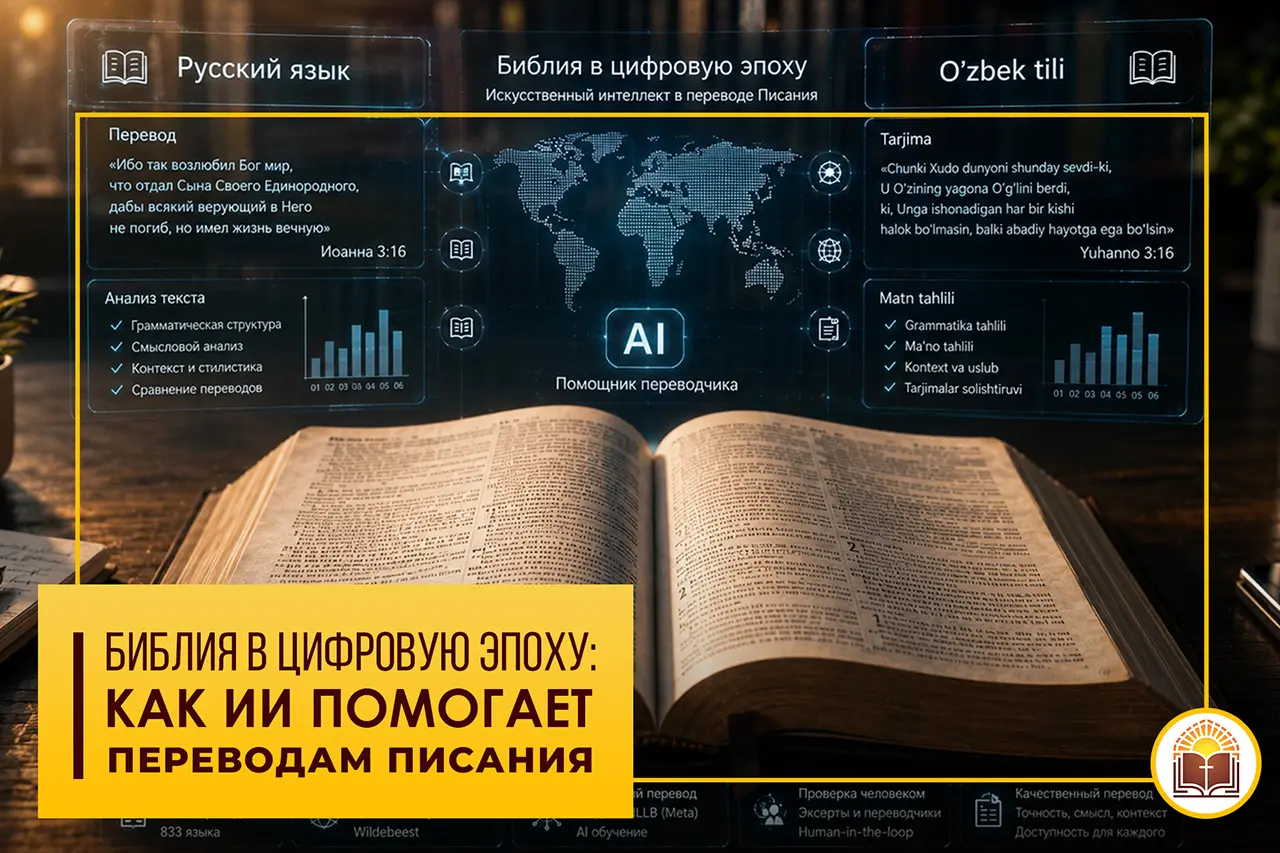 Библия в цифровую эпоху: как ИИ помогает переводам Писания